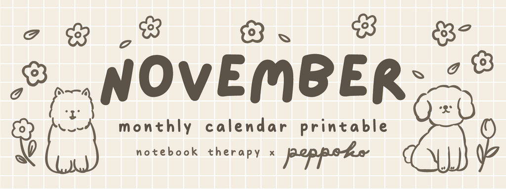 Bullet Journal Monthly Printable 🗓️