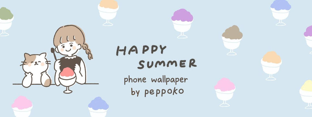 Free Happy Summer Ice Cream Wallpaper 🍧
