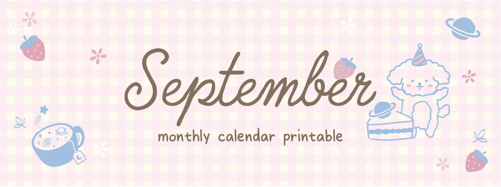 Bullet Journal Monthly Printable Calendar 📆