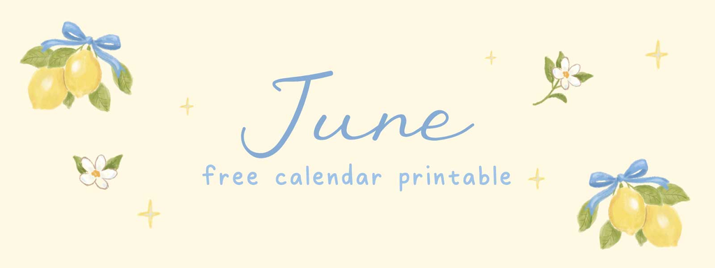 Monthly Calendar Printable 📆