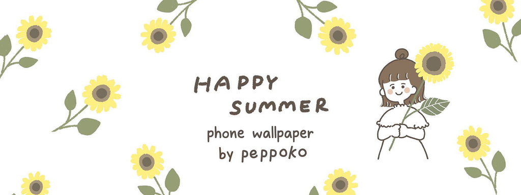Free Happy Summer Sunflower Wallpaper 🌻