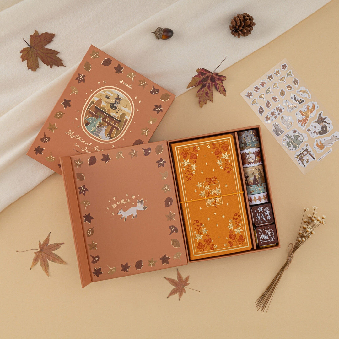 Tsuki ‘Mythical Autumn in Japan’ Travel Notebook Gift Set ☾