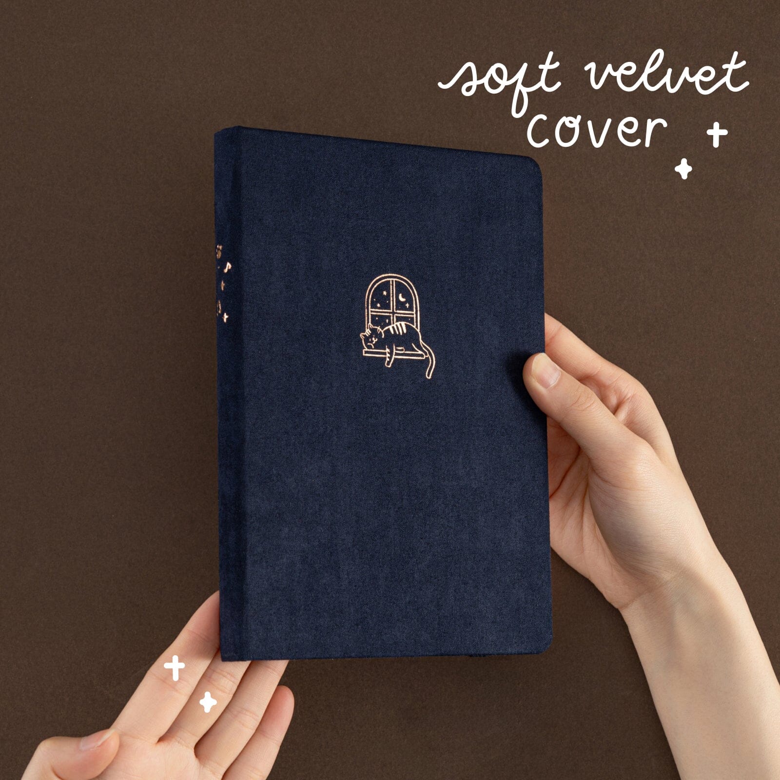 Tsuki ‘Midnight Neko Dreams’ Kraft Paper Bullet Journal ☾