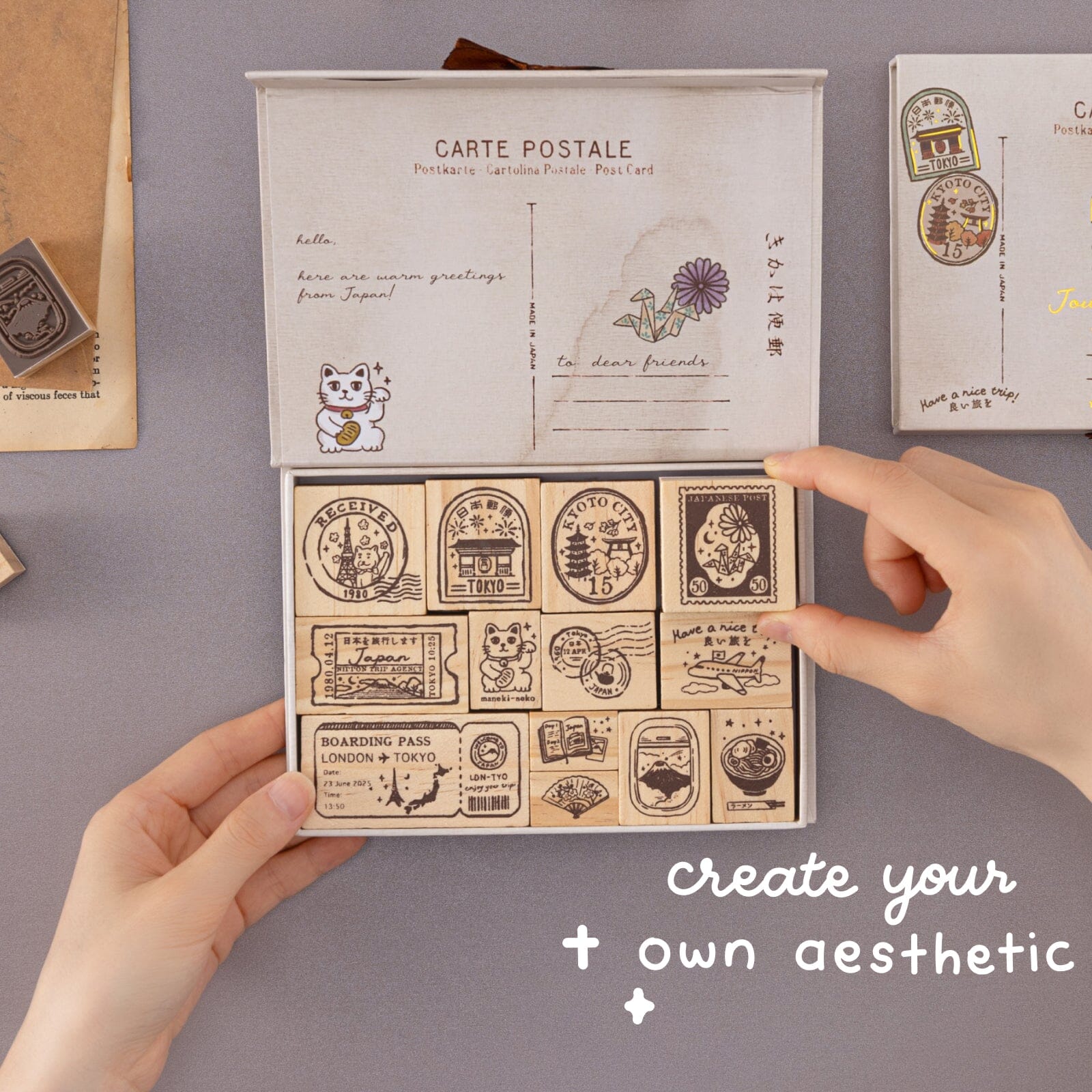 Tsuki ‘Journey in Japan’ Bullet Journal Stamp Set ☾