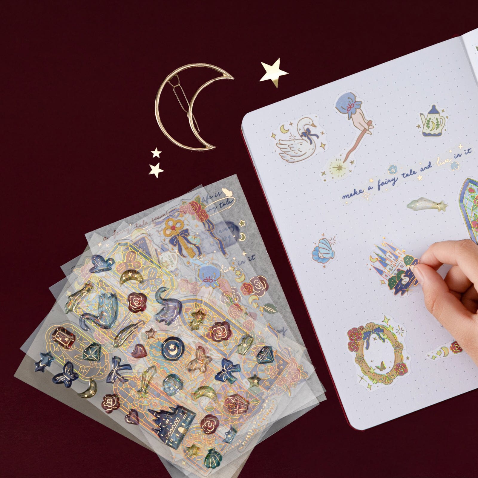 Tsuki ‘Once Upon a Time’ 3D Sticker Set ☾