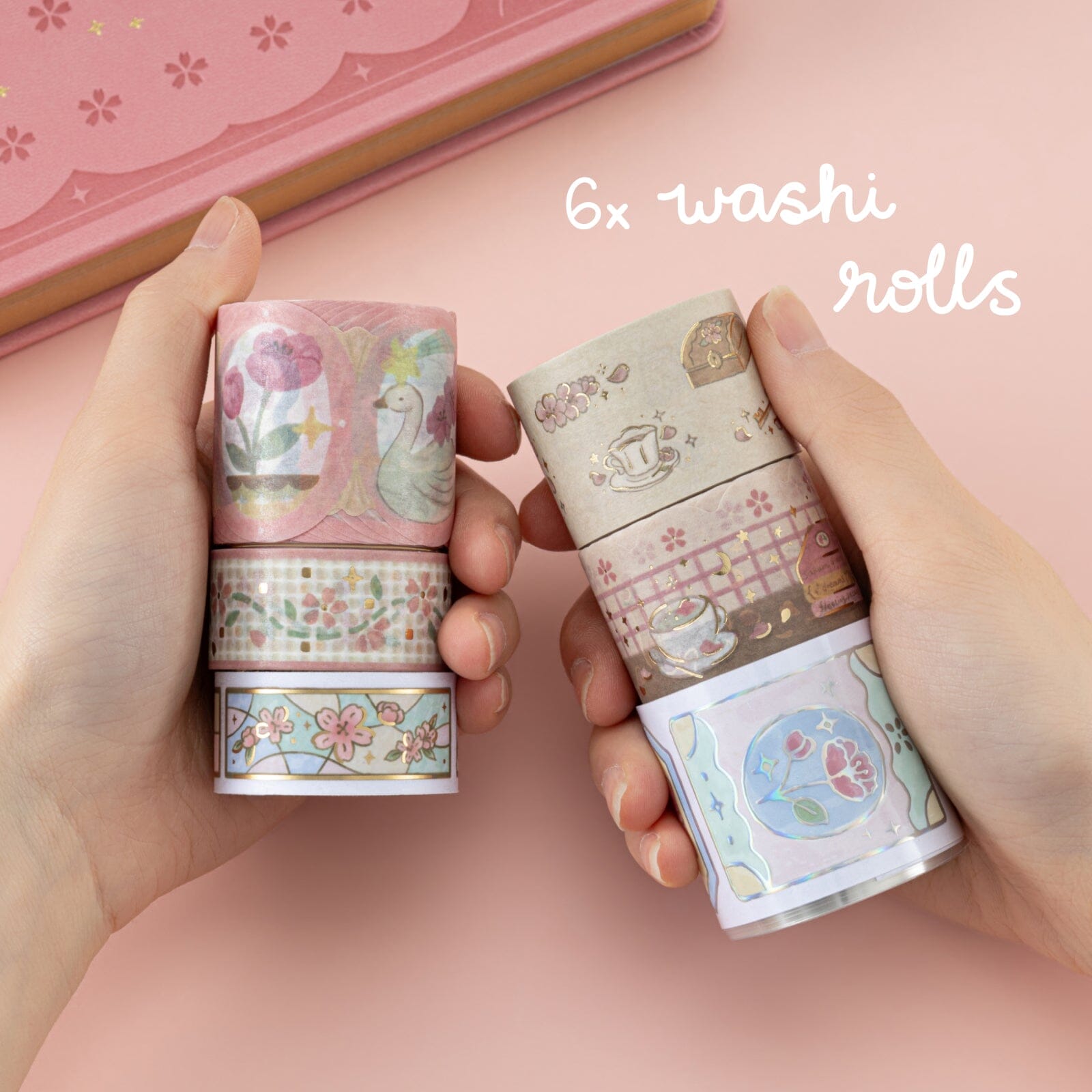Tsuki ‘Sakura Story’ Washi Tape Set ☾