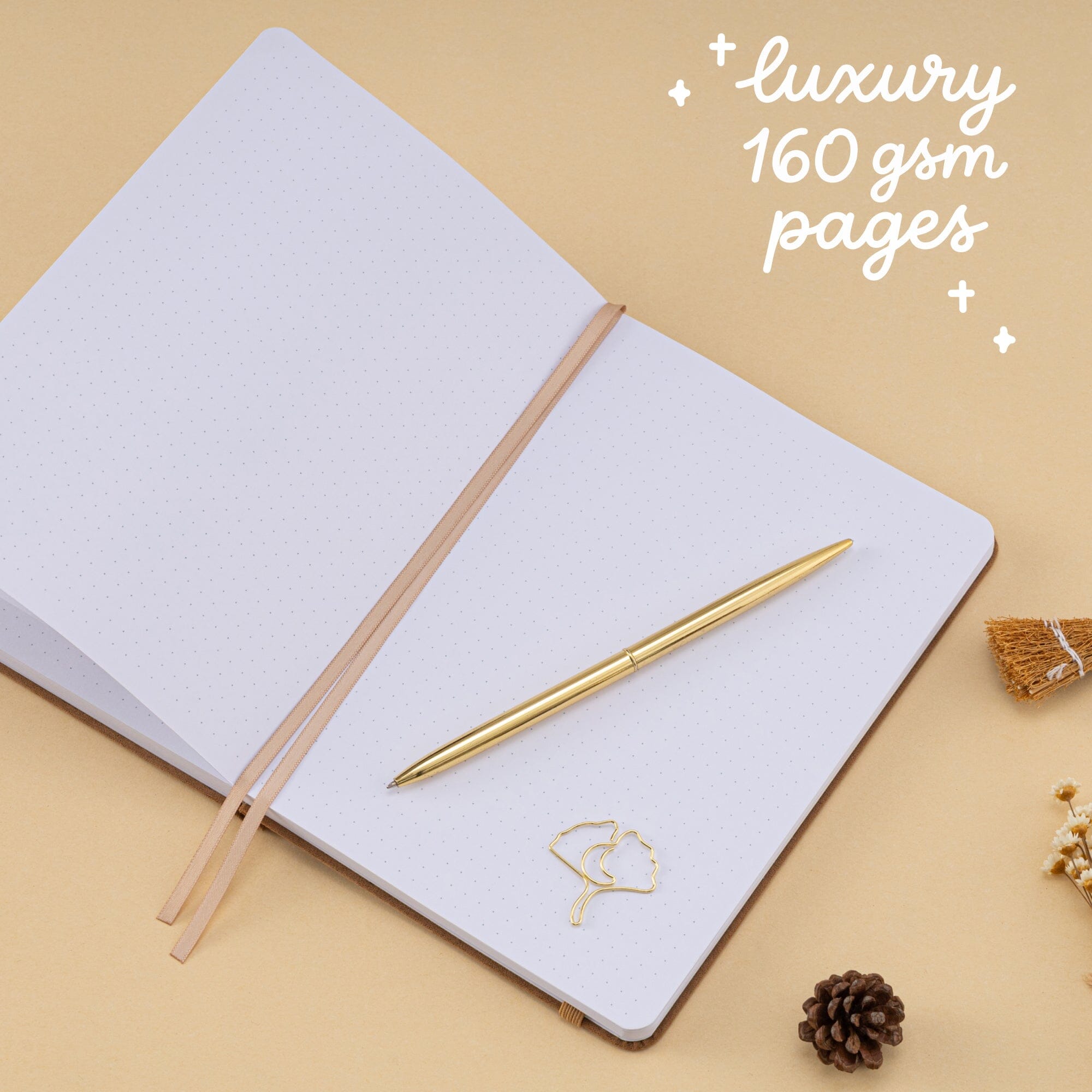 Tsuki ‘Ginkgo Glow’ Limited Edition A5 Bullet Journal ☾