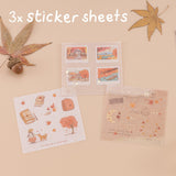 Tsuki ‘Maple Journey’ Washi Tape Set ☾