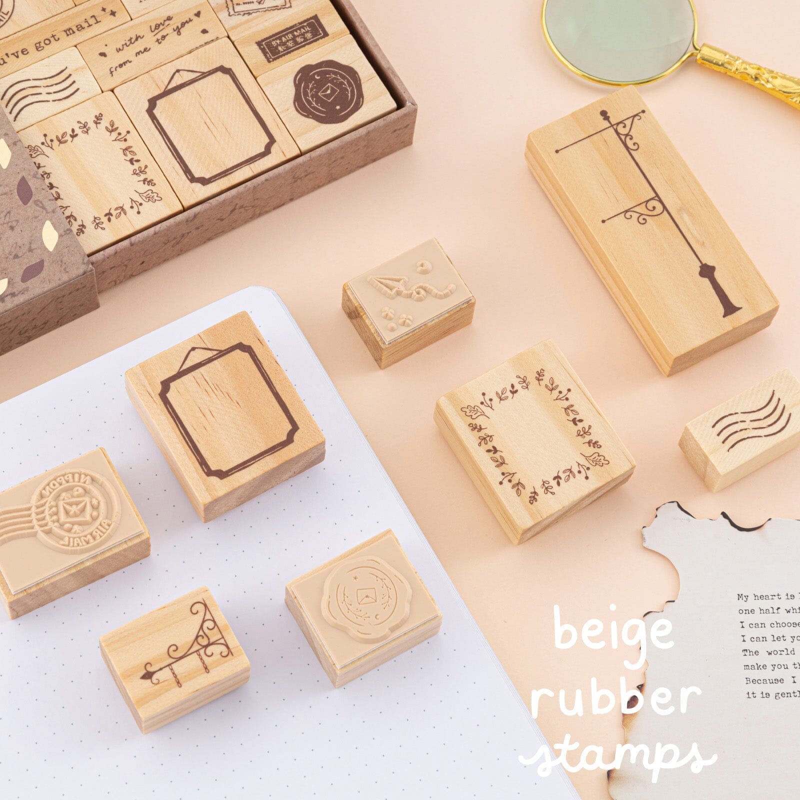 Tsuki ‘Our Letters’ Penpal Stamp Set ☾