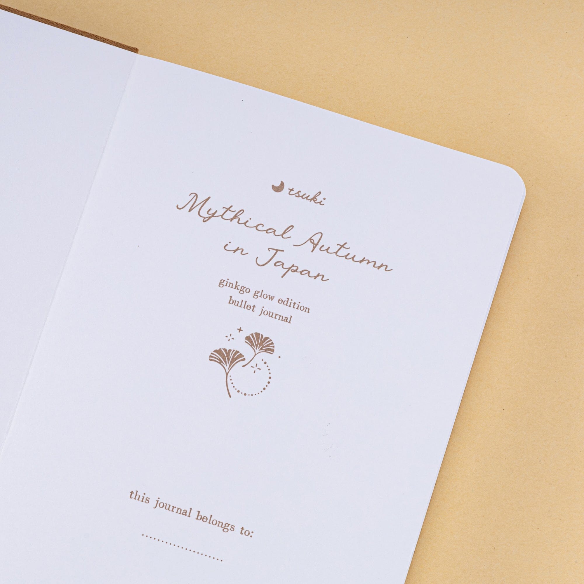 Tsuki ‘Ginkgo Glow’ Limited Edition A5 Bullet Journal ☾