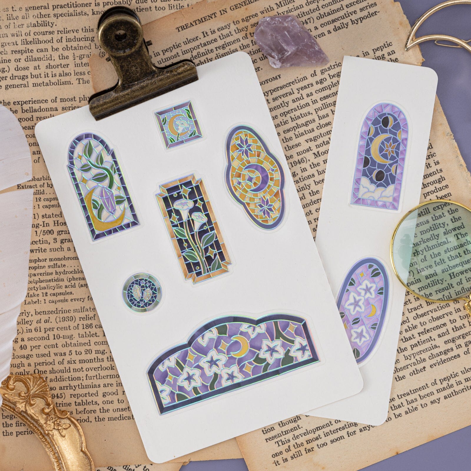 Tsuki ‘Moonflower Magic’ 3D Sticker Set ☾
