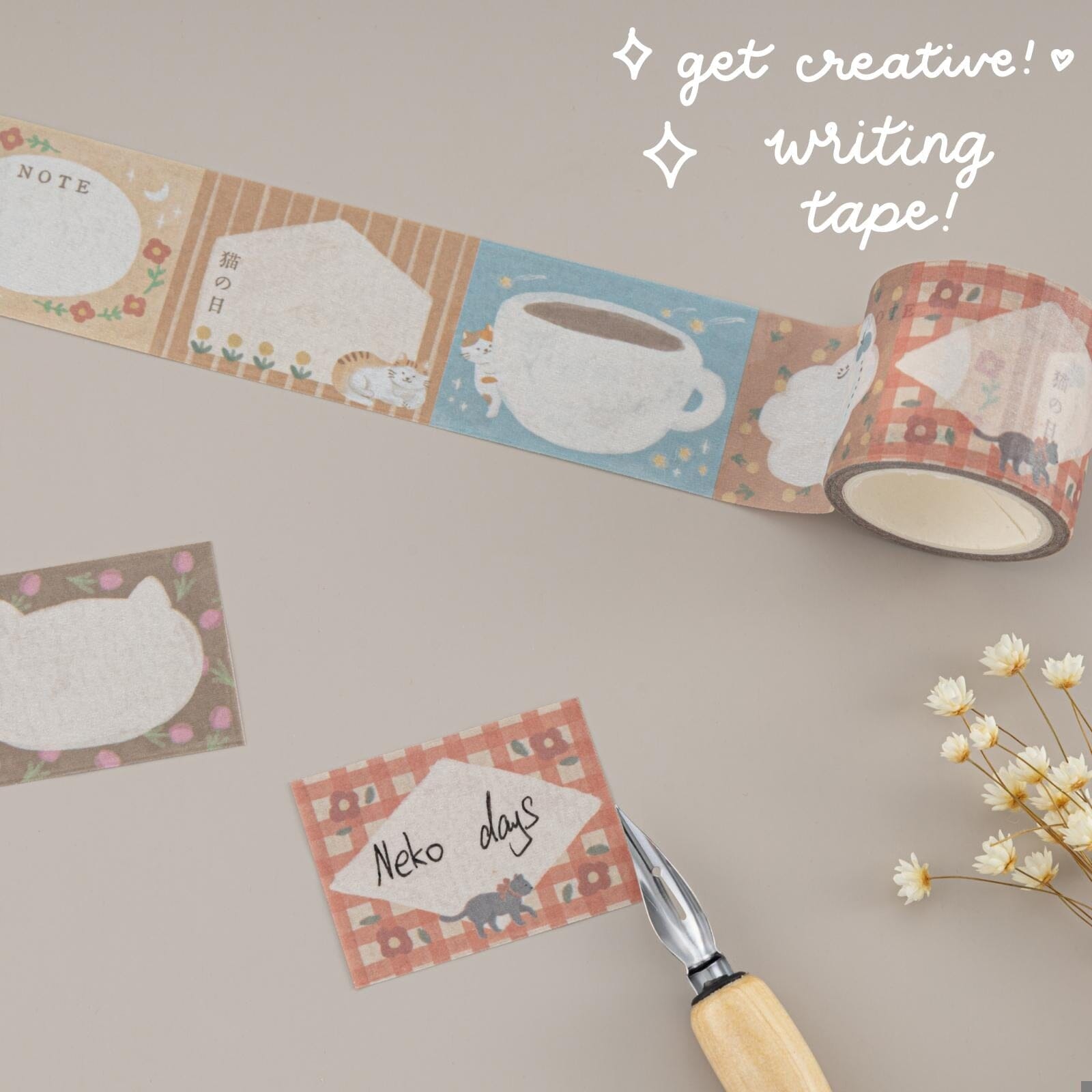 Tsuki ‘Neko Days’ Travel Notebook Gift Set ☾