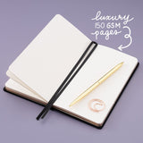 Tsuki ‘Moonlit Whisper’ Limited Edition Luxury Travel Notebook  ☾