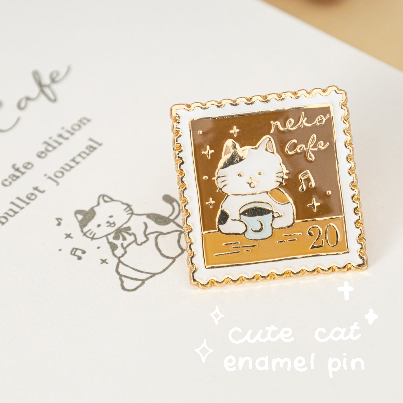 Tsuki ‘Neko Cafe’ Travel Notebook Gift Set ☾