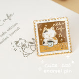 Tsuki ‘Neko Cafe’ Travel Notebook Gift Set ☾