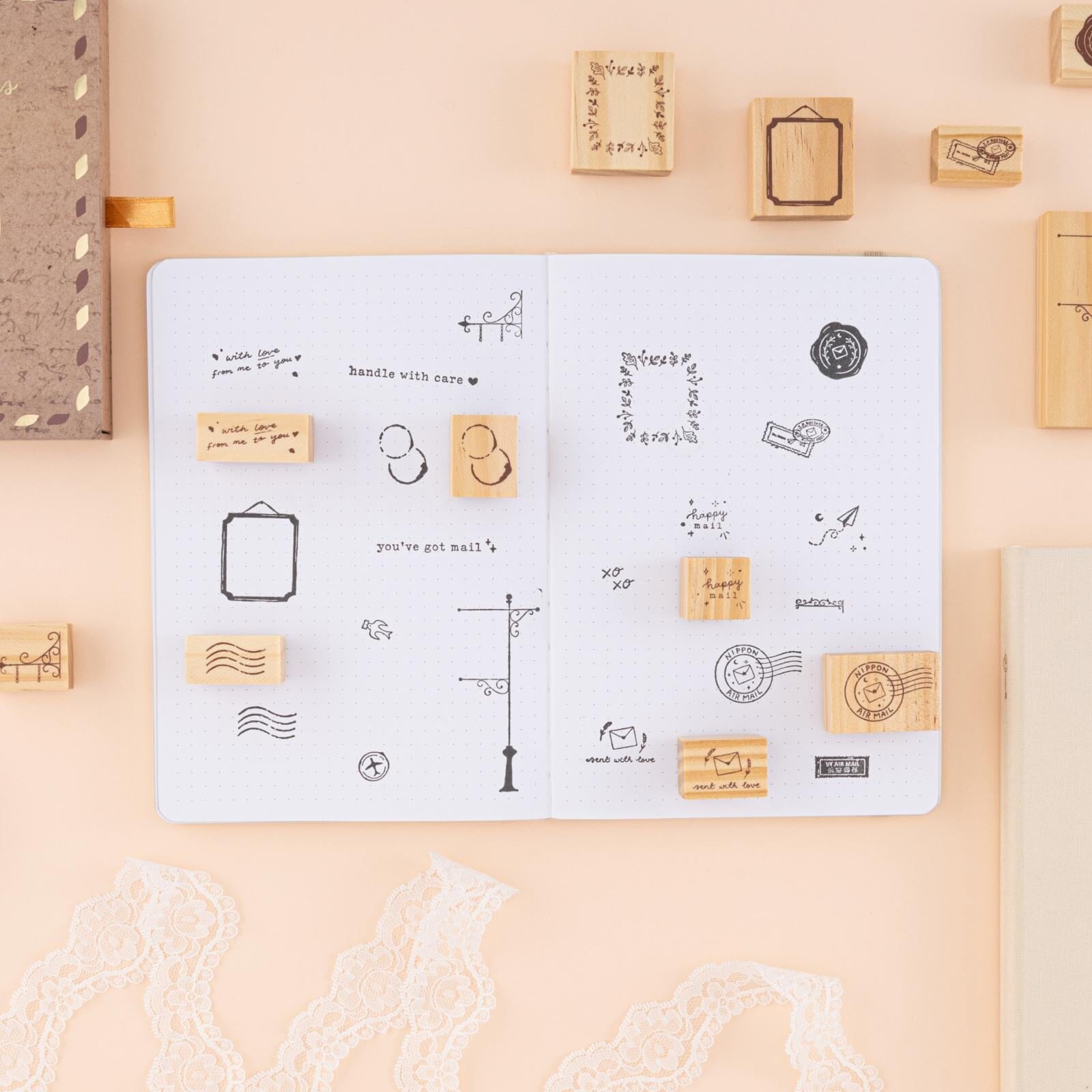 Tsuki ‘Our Letters’ Penpal Stamp Set ☾