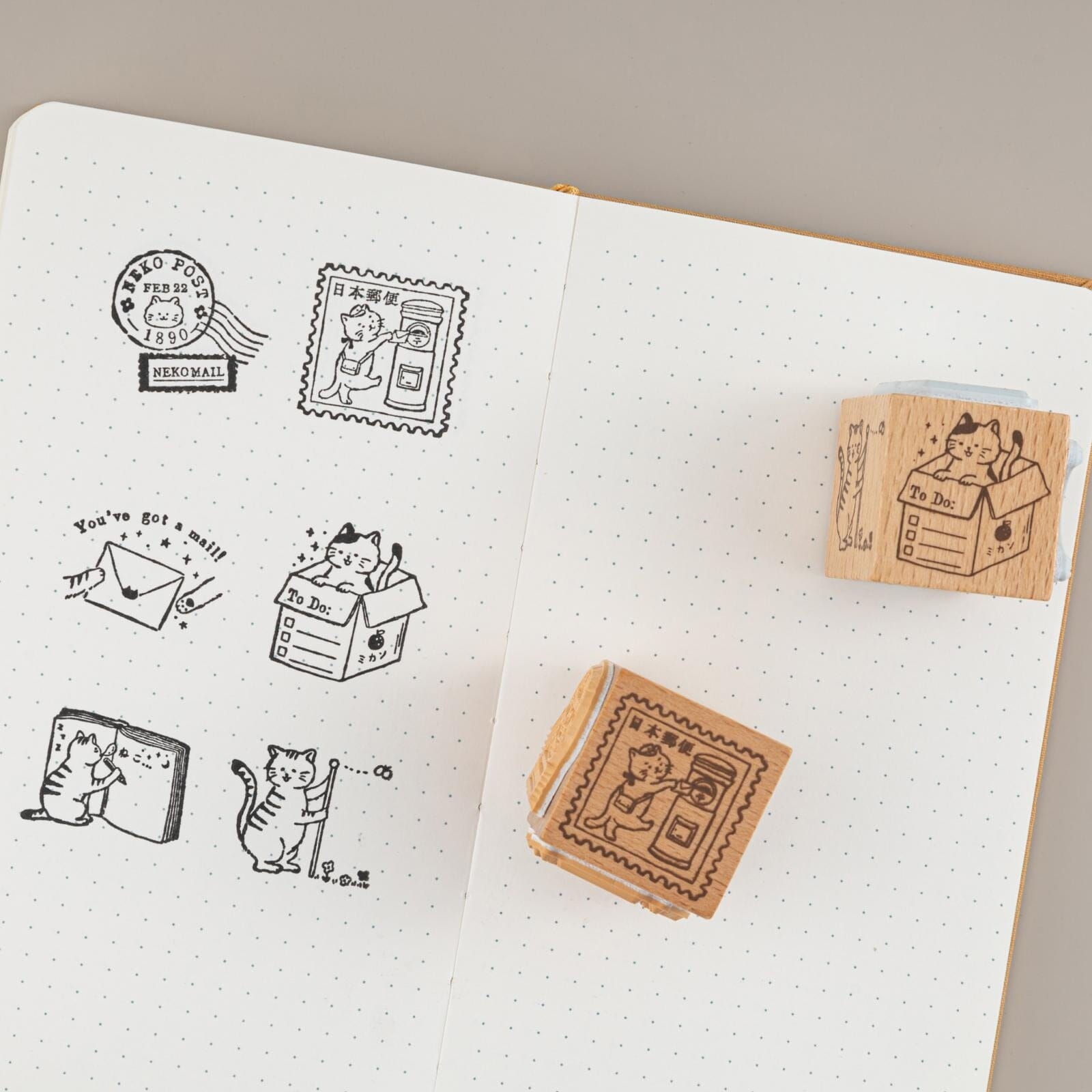 Tsuki ‘Neko Days’ Travel Notebook Gift Set ☾