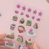 Tsuki ‘Matcha Bloom’ Sticker Set ☾