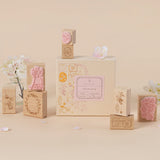 Hinoki - ‘Into the Spring’ Engraved Wooden Stamp Set