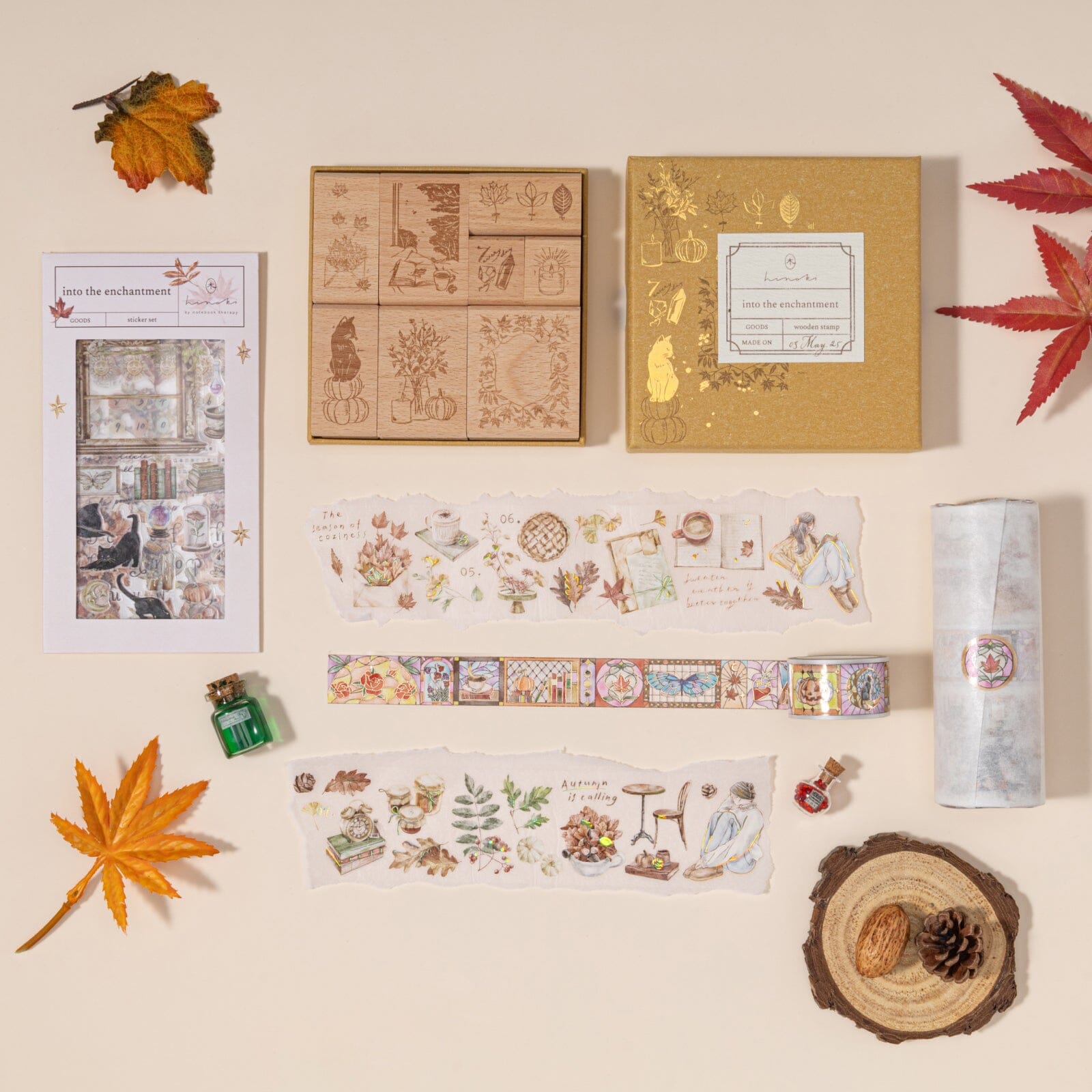 Hinoki - ‘Into the Enchantment’ PET Decorative Tape
