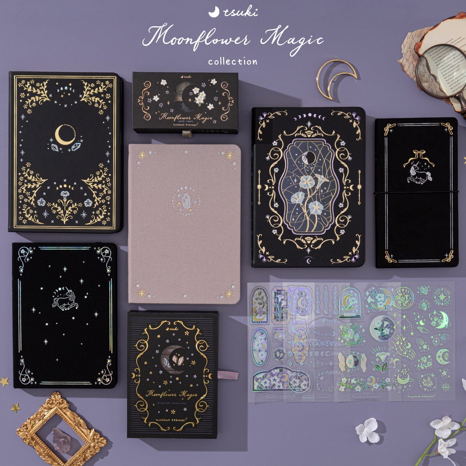 Tsuki ‘Nightbloom Spell’ Limited Edition Bullet Journal ☾