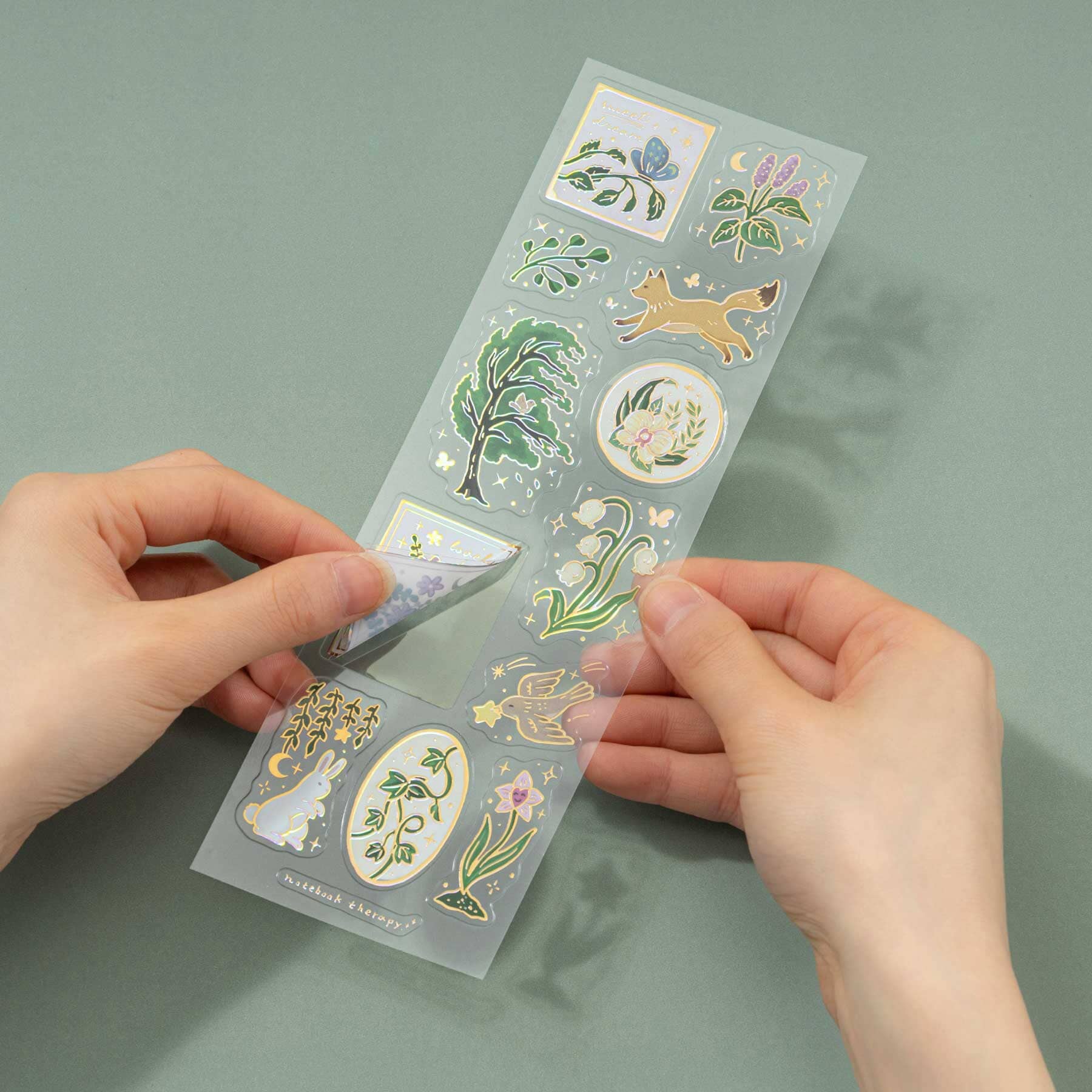 Tsuki ‘Secret Garden’ 3D Foil Sticker Set ☾