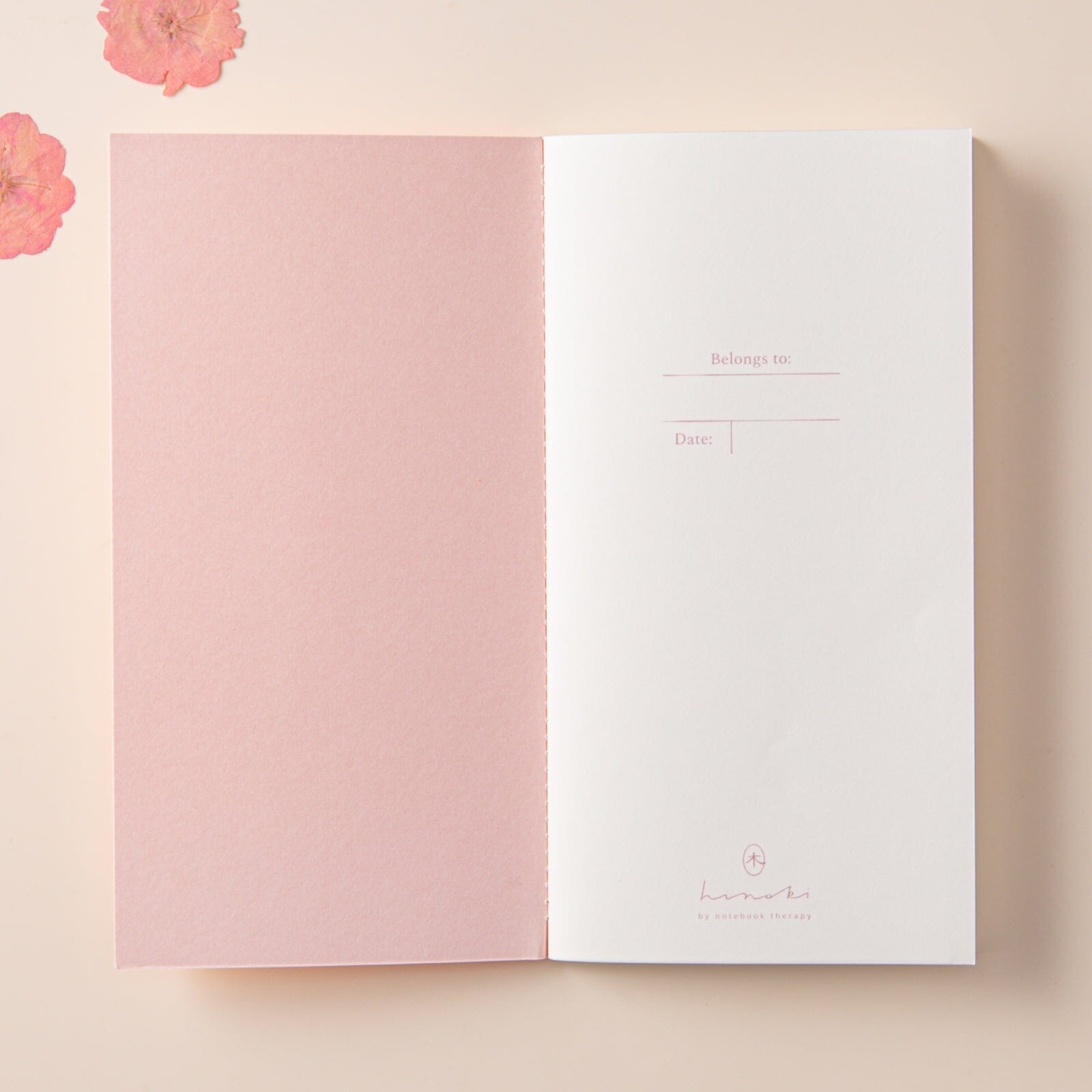 First page of weekly planner refill for travel notebook