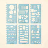 Tsuki Bullet Journal Set in Sky Blue on buttermilk background