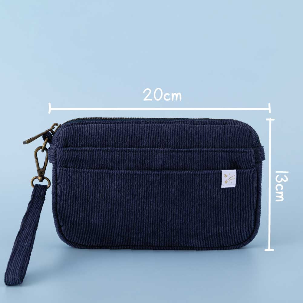 Dimensions of tsuki ‘Cloud Dreamland’ travel pouch - 20 x 13cm